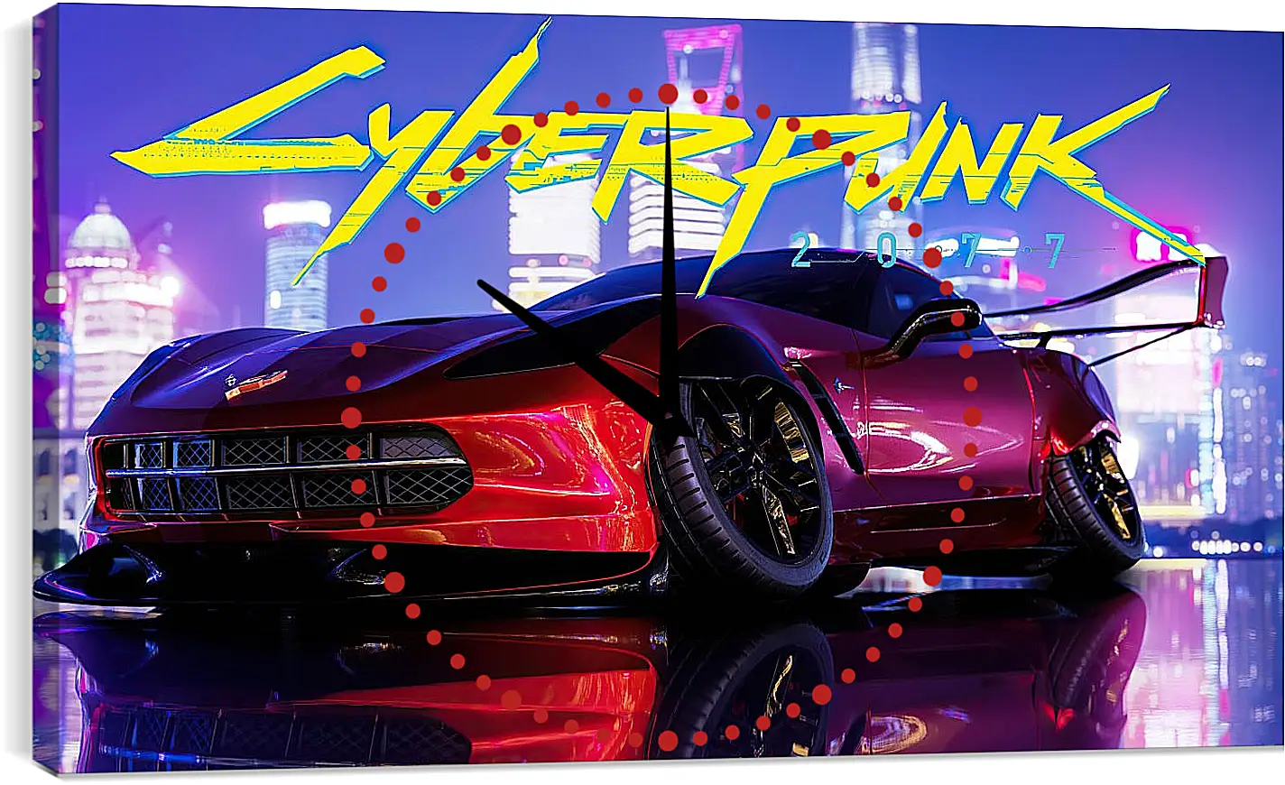 Часы картина - Cyberpunk 2077