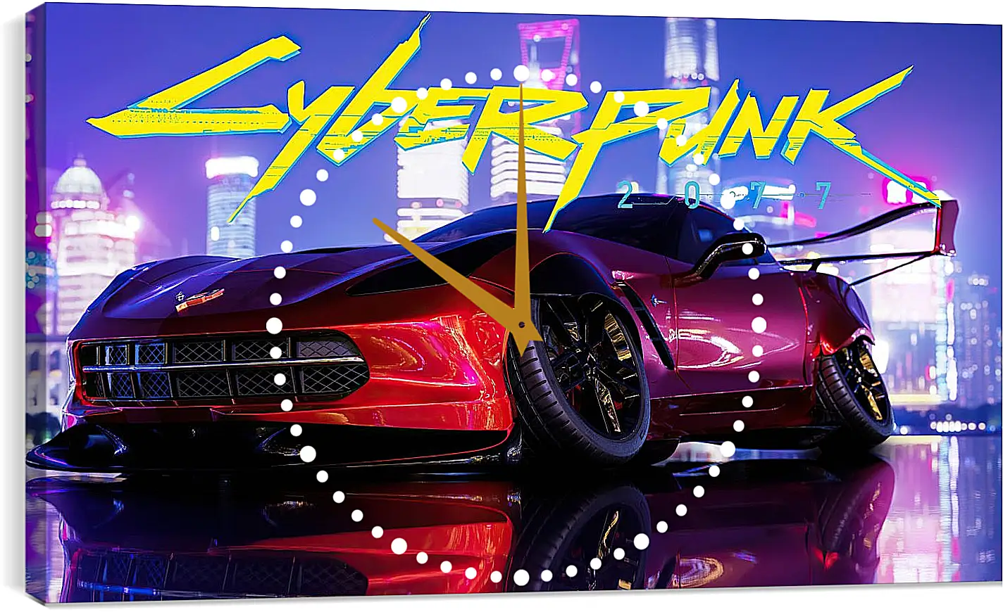 Часы картина - Cyberpunk 2077