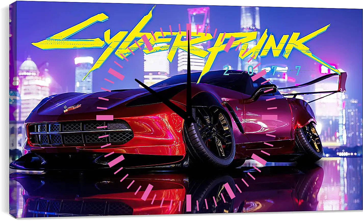 Часы картина - Cyberpunk 2077