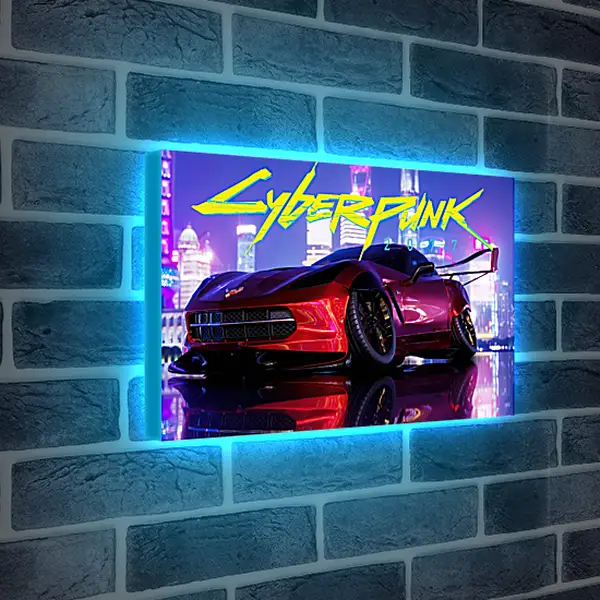 Лайтбокс световая панель - Cyberpunk 2077