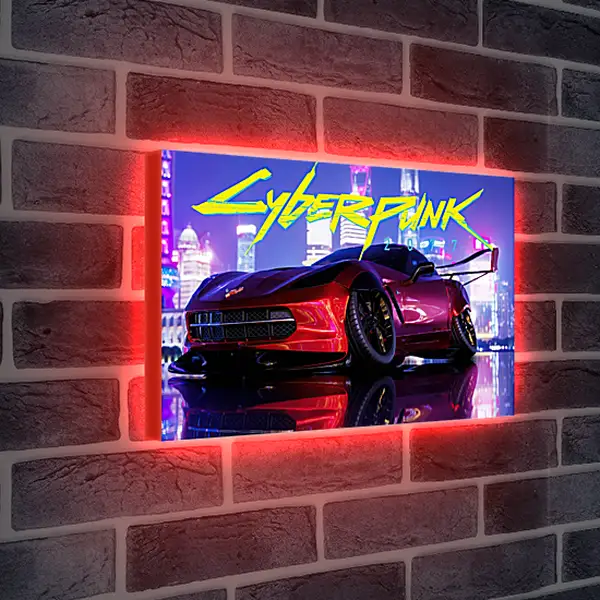 Лайтбокс световая панель - Cyberpunk 2077