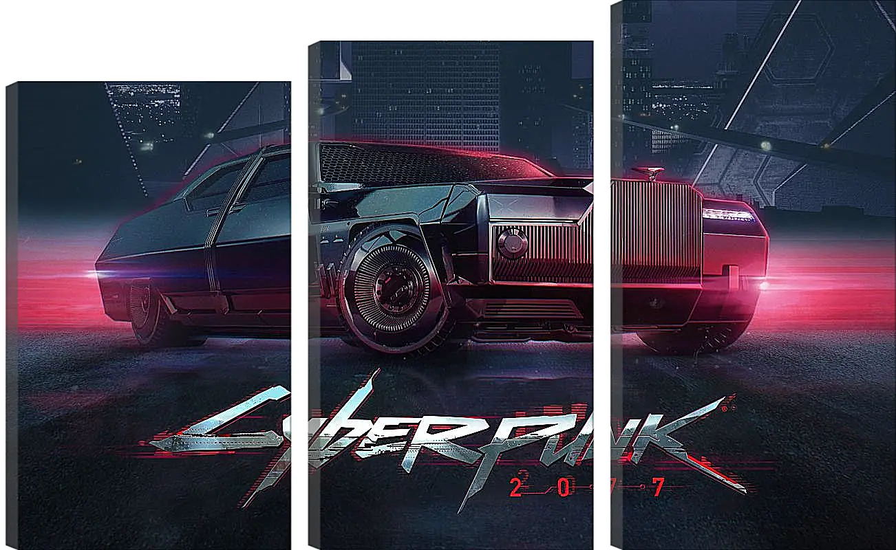 Модульная картина - Cyberpunk 2077