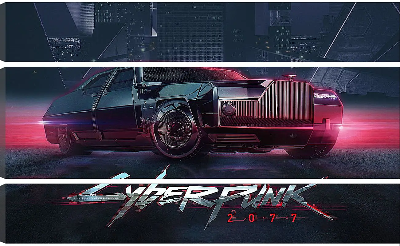 Модульная картина - Cyberpunk 2077