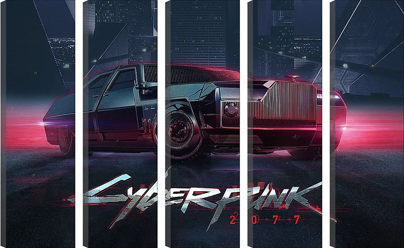 Модульная картина - Cyberpunk 2077