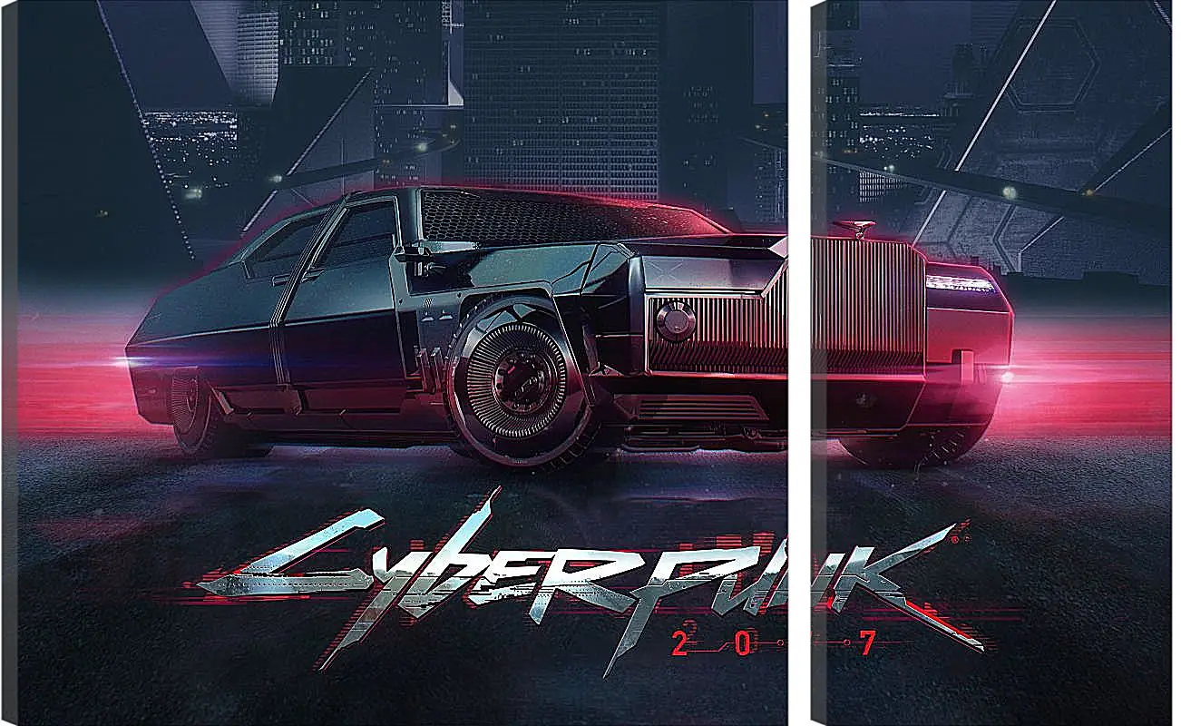 Модульная картина - Cyberpunk 2077