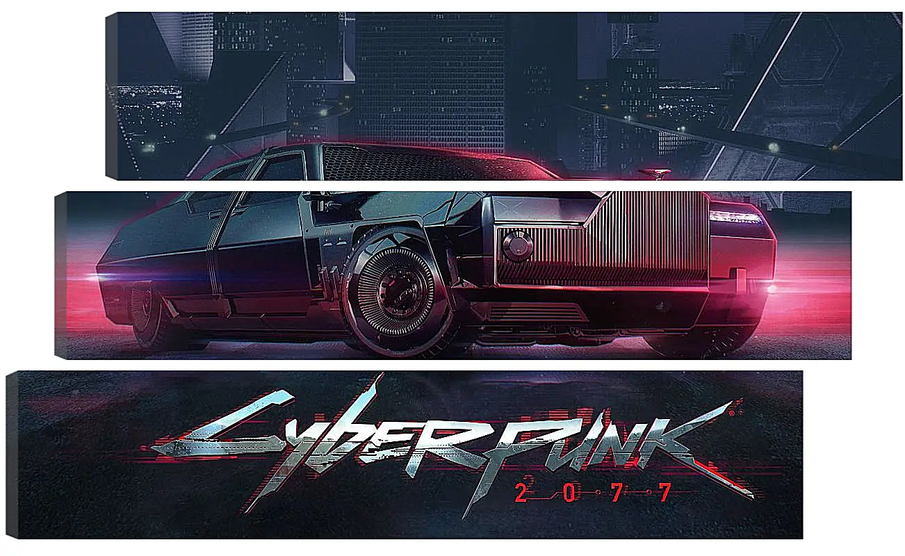 Модульная картина - Cyberpunk 2077