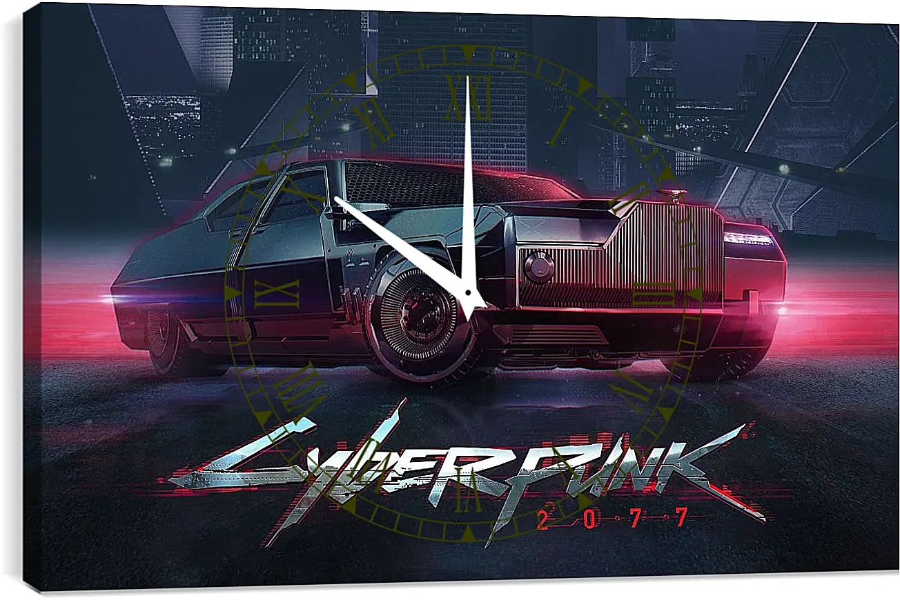 Часы картина - Cyberpunk 2077