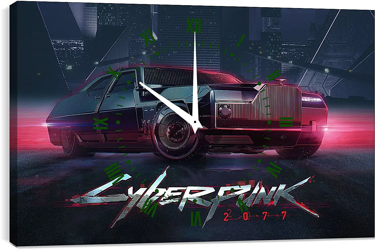 Часы картина - Cyberpunk 2077