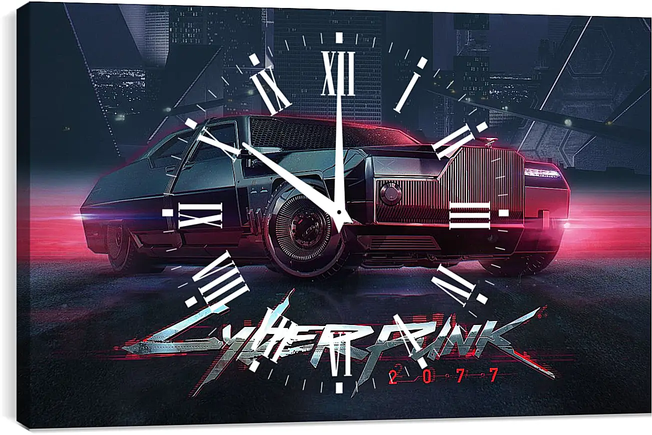 Часы картина - Cyberpunk 2077