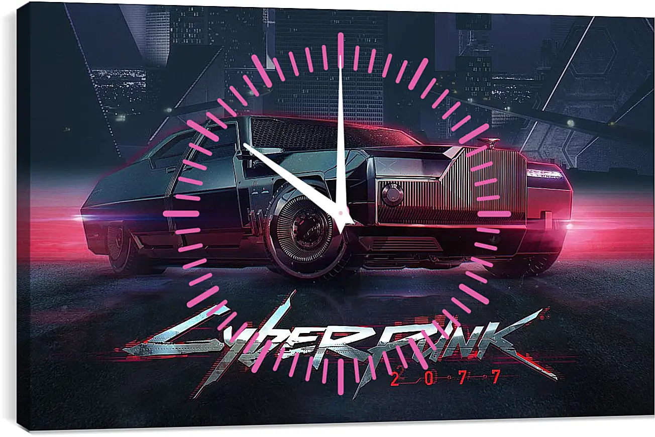 Часы картина - Cyberpunk 2077