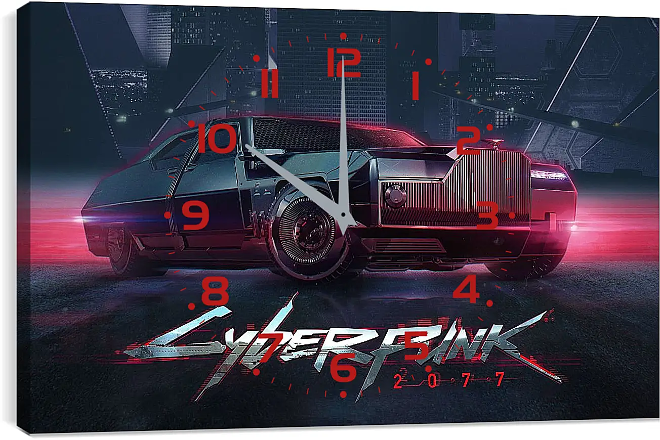 Часы картина - Cyberpunk 2077