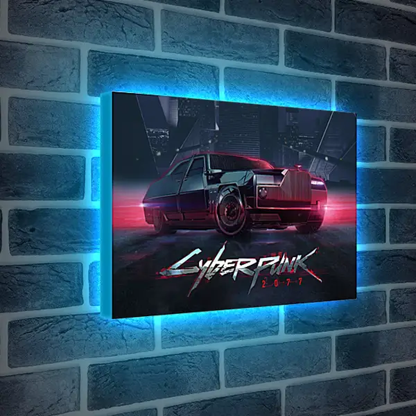 Лайтбокс световая панель - Cyberpunk 2077