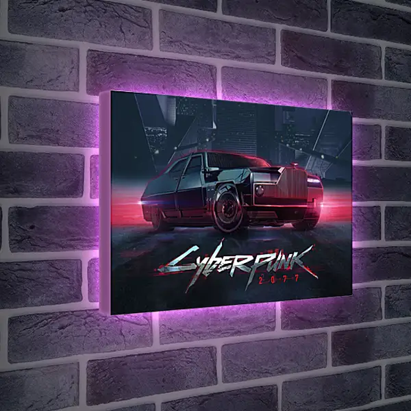 Лайтбокс световая панель - Cyberpunk 2077