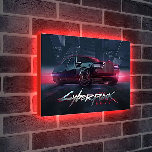 Лайтбокс световая панель - Cyberpunk 2077