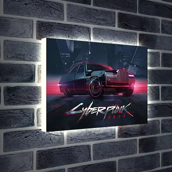 Лайтбокс световая панель - Cyberpunk 2077