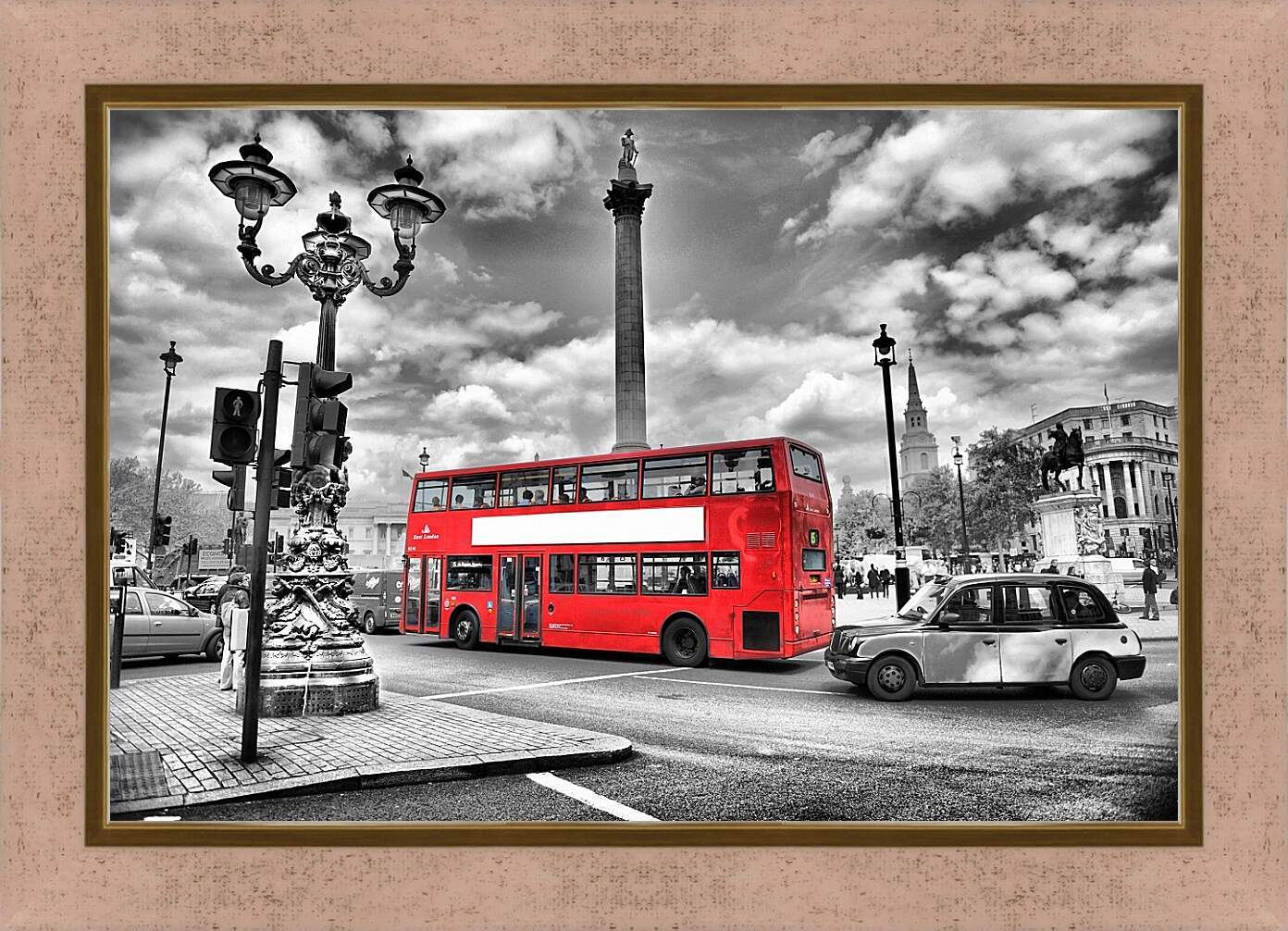 Картина в раме - Лондон автобус