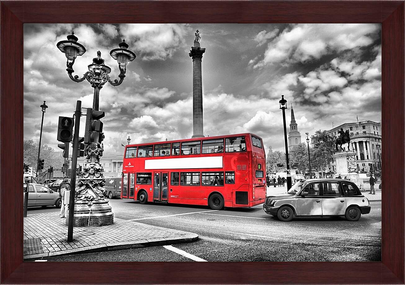 Картина в раме - Лондон автобус