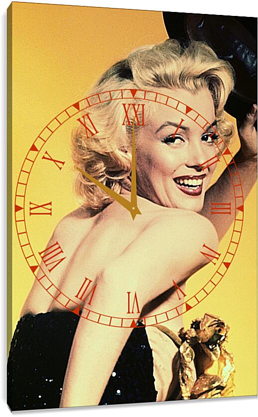 Часы картина - Улыбка Мерилин Монро