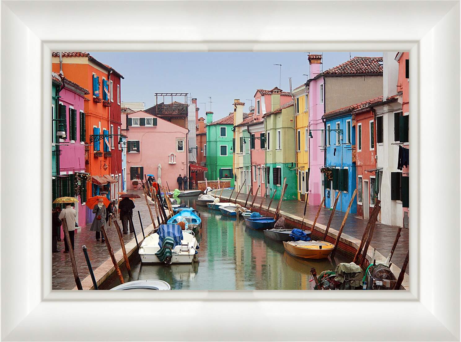 Картина в раме - Канал в Венеции