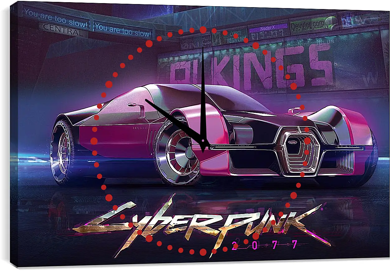 Часы картина - Cyberpunk 2077