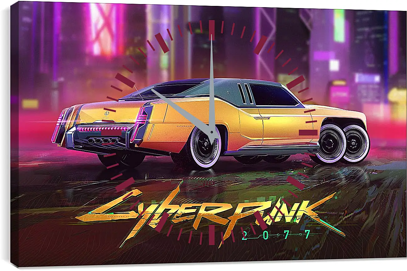 Часы картина - Cyberpunk 2077