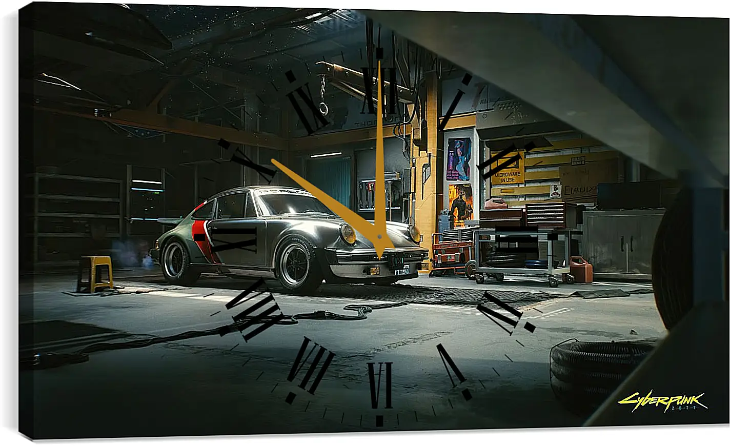 Часы картина - Cyberpunk 2077