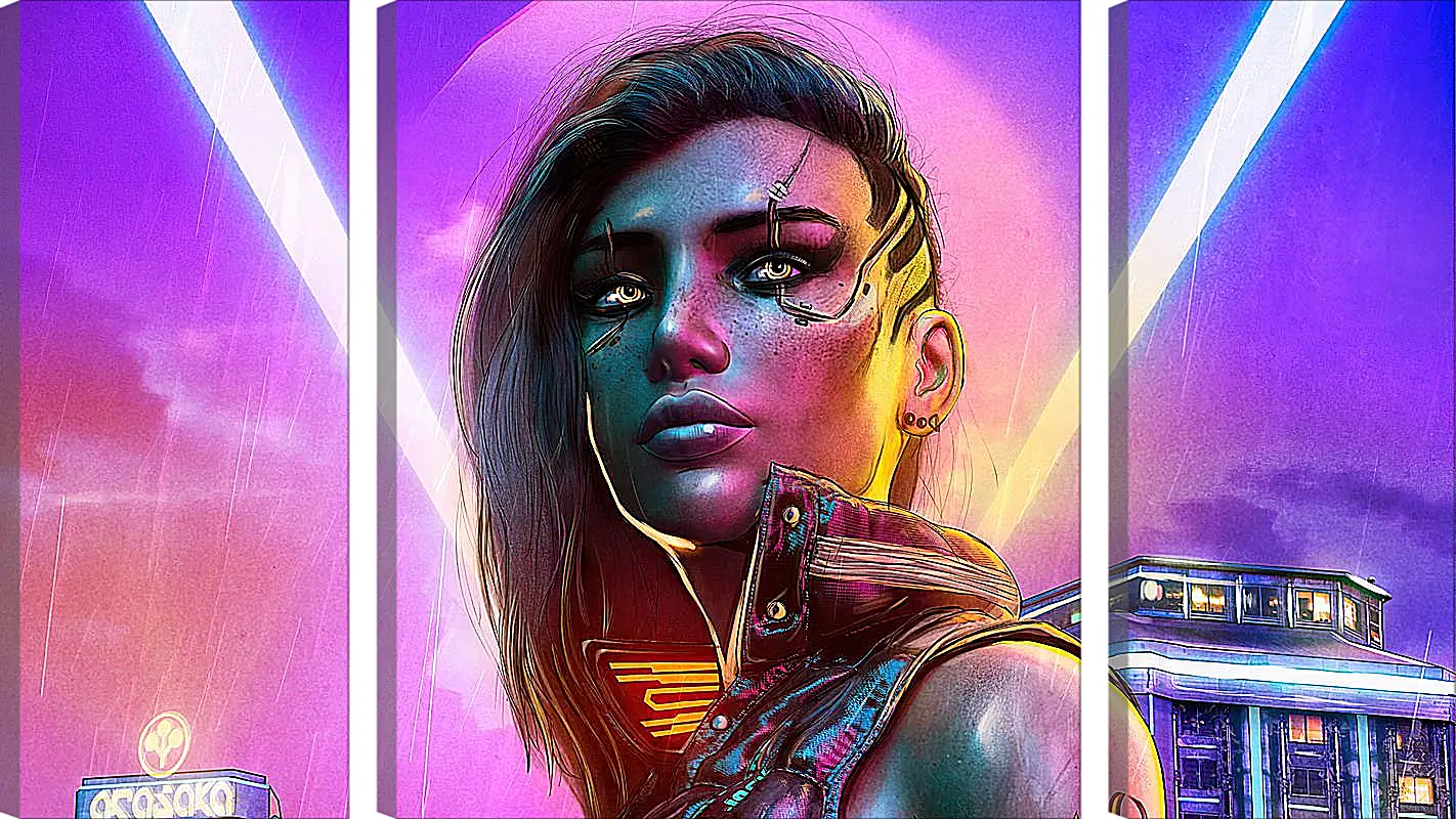 Модульная картина - Cyberpunk 2077