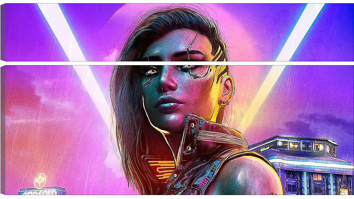 Модульная картина - Cyberpunk 2077