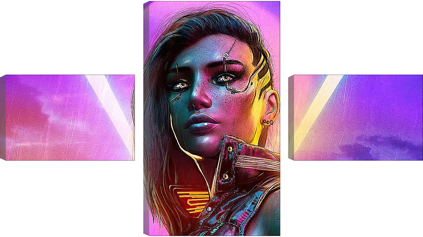 Модульная картина - Cyberpunk 2077