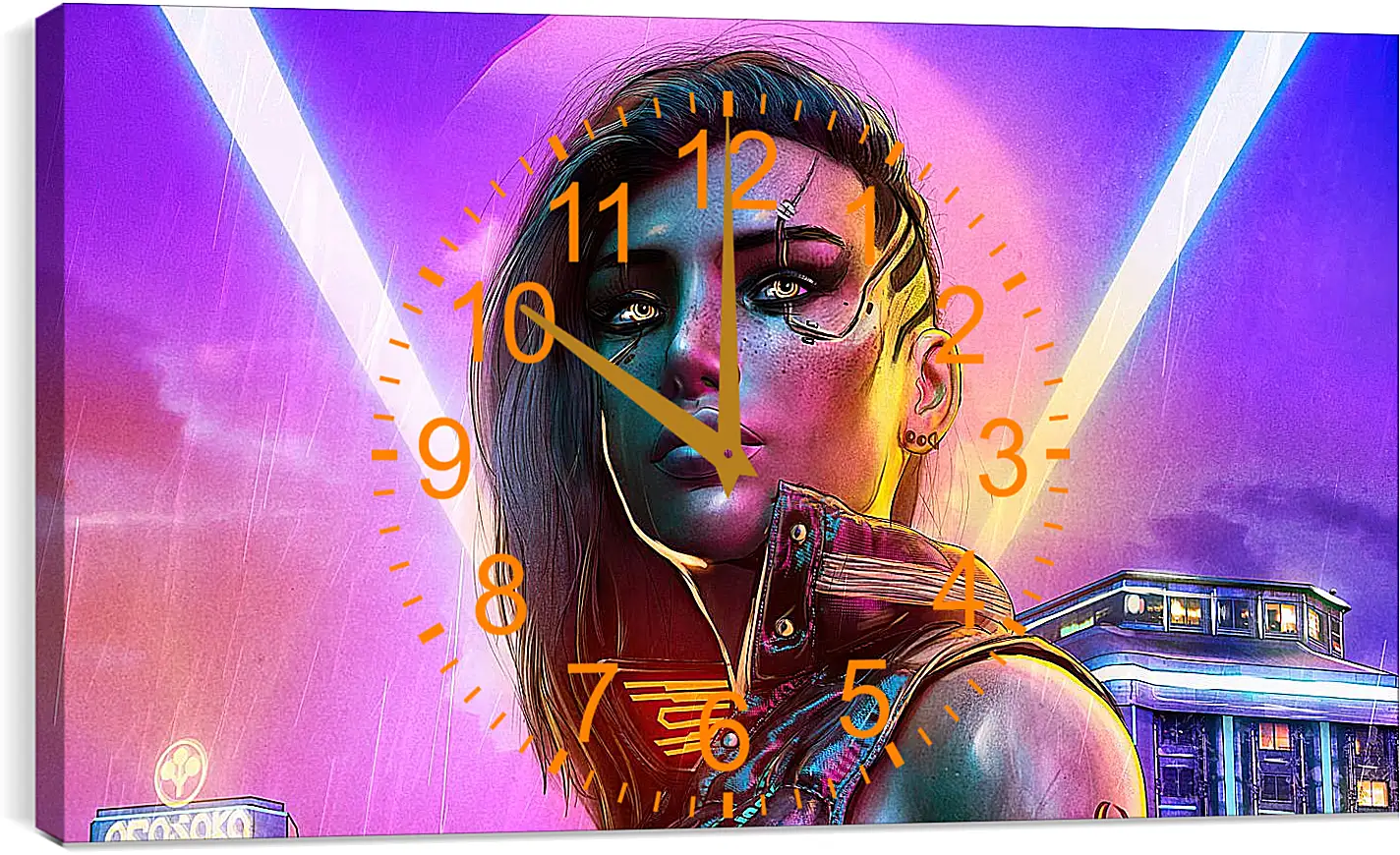 Часы картина - Cyberpunk 2077