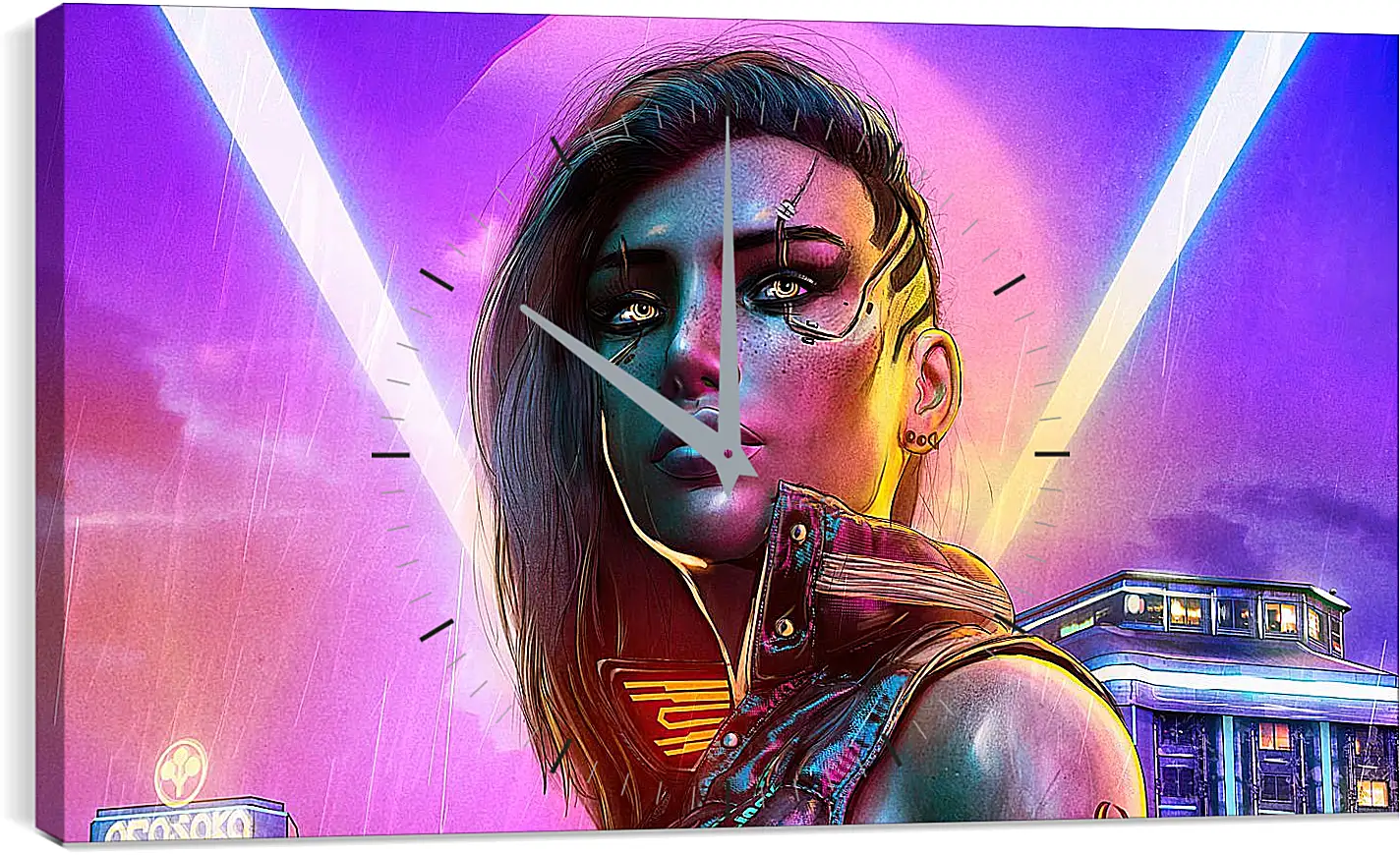 Часы картина - Cyberpunk 2077