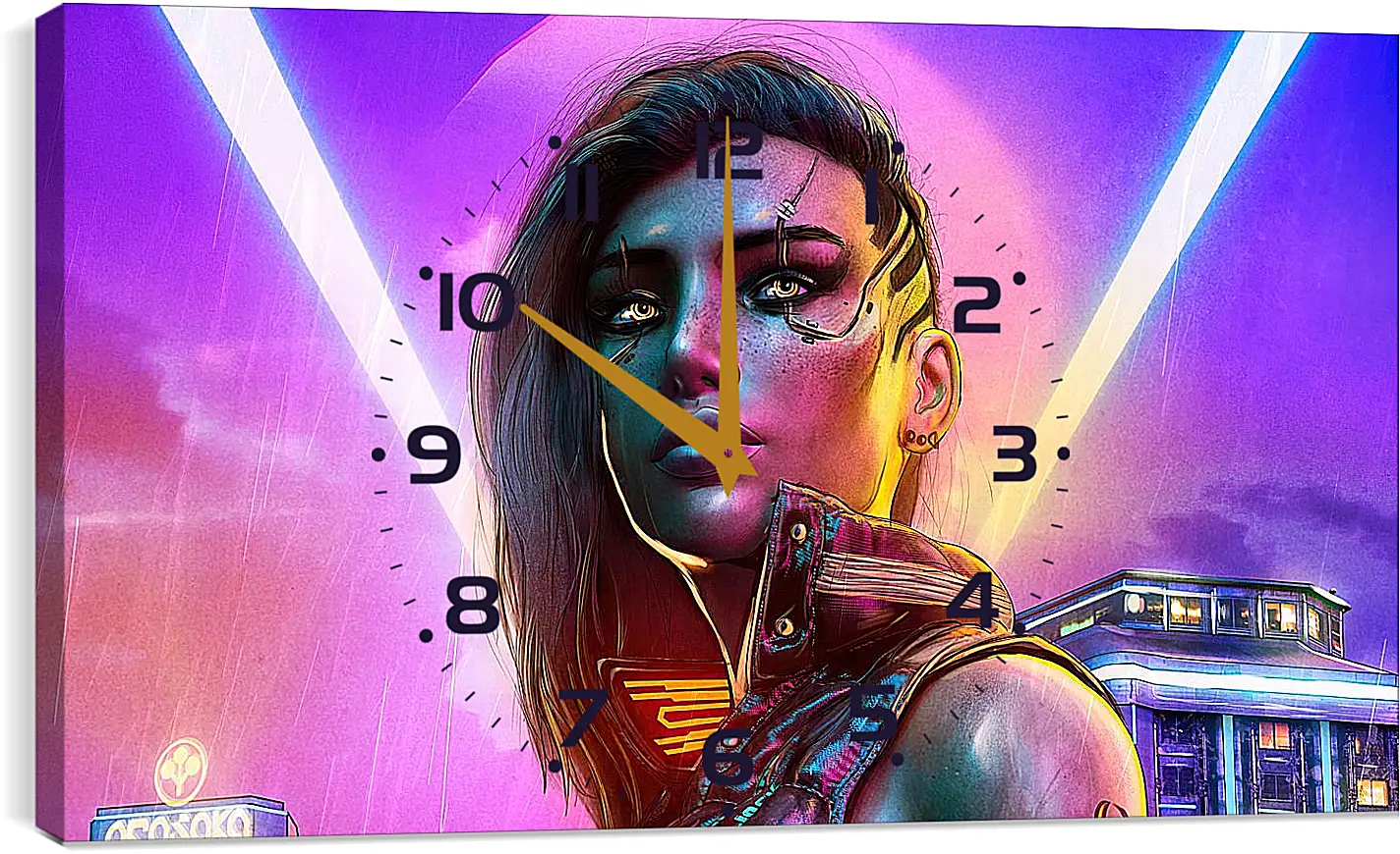 Часы картина - Cyberpunk 2077