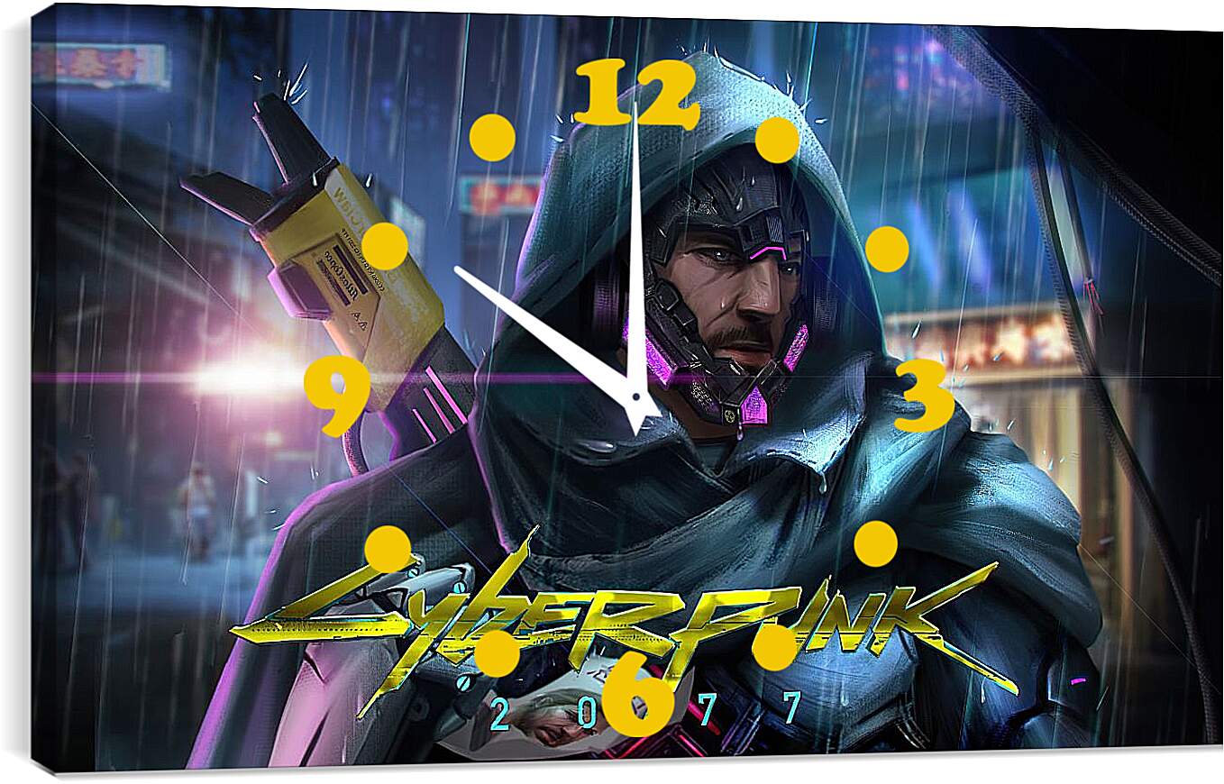 Часы картина - Cyberpunk 2077