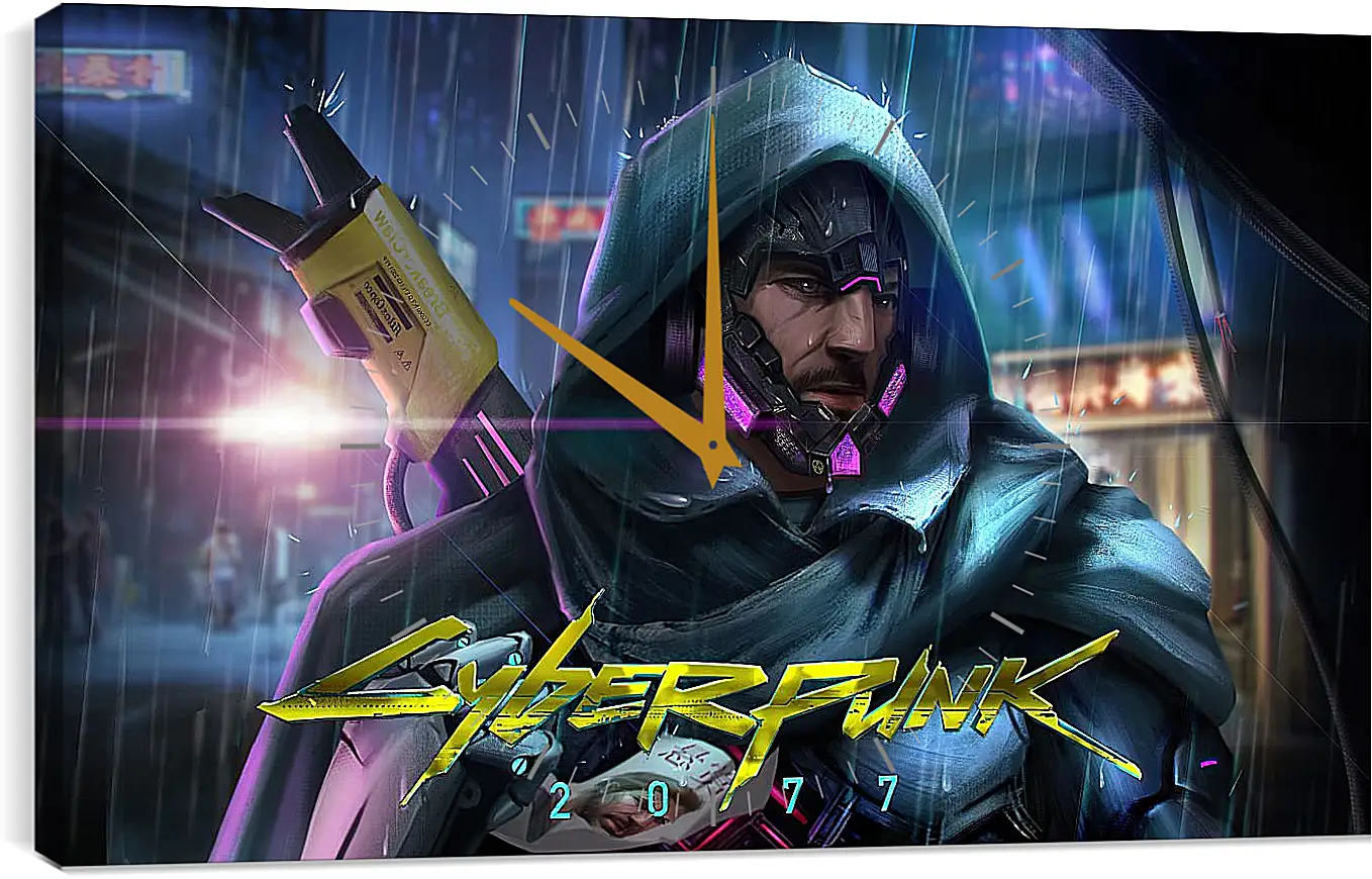 Часы картина - Cyberpunk 2077