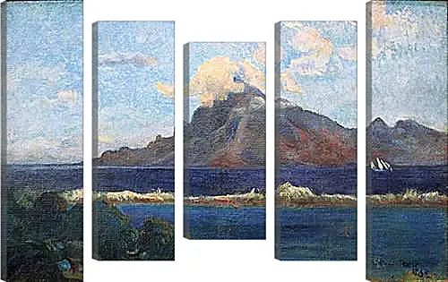 Модульная картина - Paysage de Te Vaa. Поль Гоген