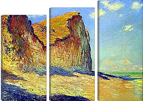 Модульная картина - Cliffs near Pourville. Клод Моне