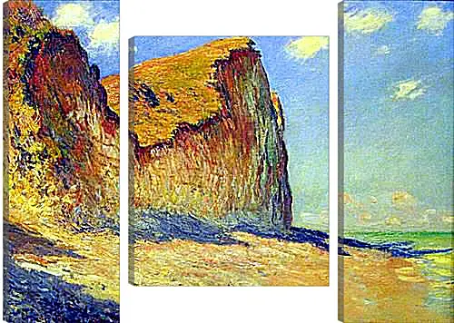 Модульная картина - Cliffs near Pourville. Клод Моне