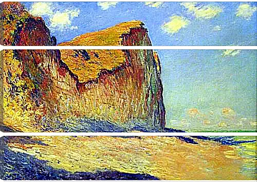 Модульная картина - Cliffs near Pourville. Клод Моне