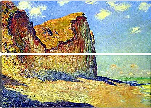 Модульная картина - Cliffs near Pourville. Клод Моне