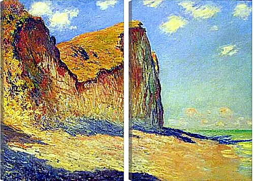 Модульная картина - Cliffs near Pourville. Клод Моне