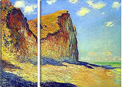 Модульная картина - Cliffs near Pourville. Клод Моне