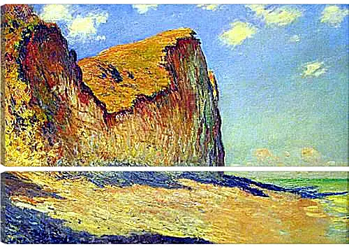 Модульная картина - Cliffs near Pourville. Клод Моне