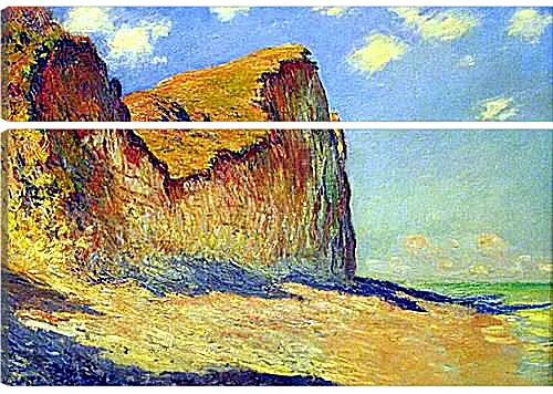 Модульная картина - Cliffs near Pourville. Клод Моне