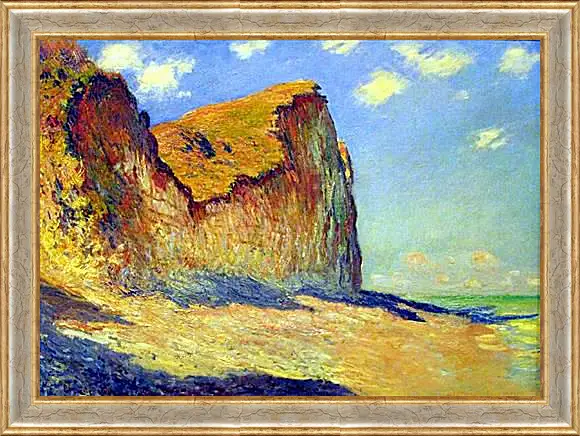 Картина в раме - Cliffs near Pourville. Клод Моне