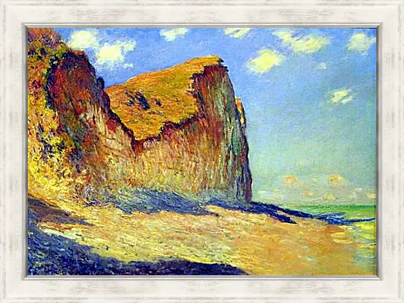 Картина в раме - Cliffs near Pourville. Клод Моне