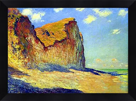 Картина в раме - Cliffs near Pourville. Клод Моне