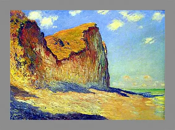 Картина в раме - Cliffs near Pourville. Клод Моне