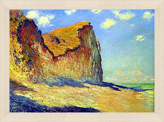 Картина в раме - Cliffs near Pourville. Клод Моне