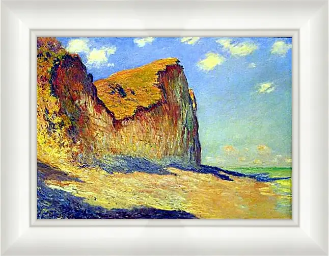 Картина в раме - Cliffs near Pourville. Клод Моне