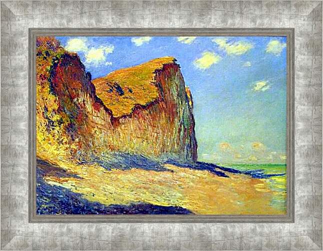 Картина в раме - Cliffs near Pourville. Клод Моне